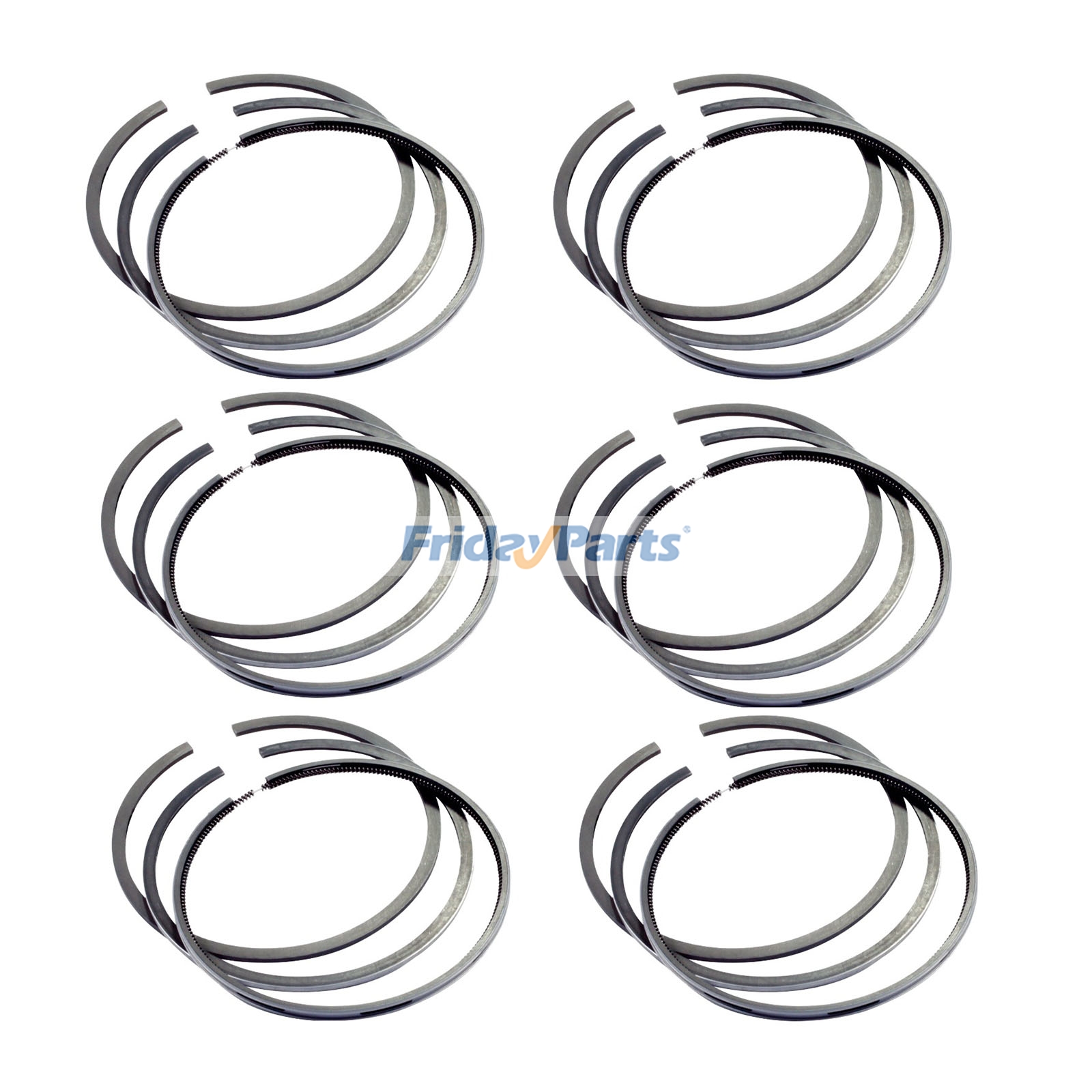 1 Set Piston Ring ME997456 for Mitsubishi Engine 6D14 6D15T 6D16T Fuso Truck