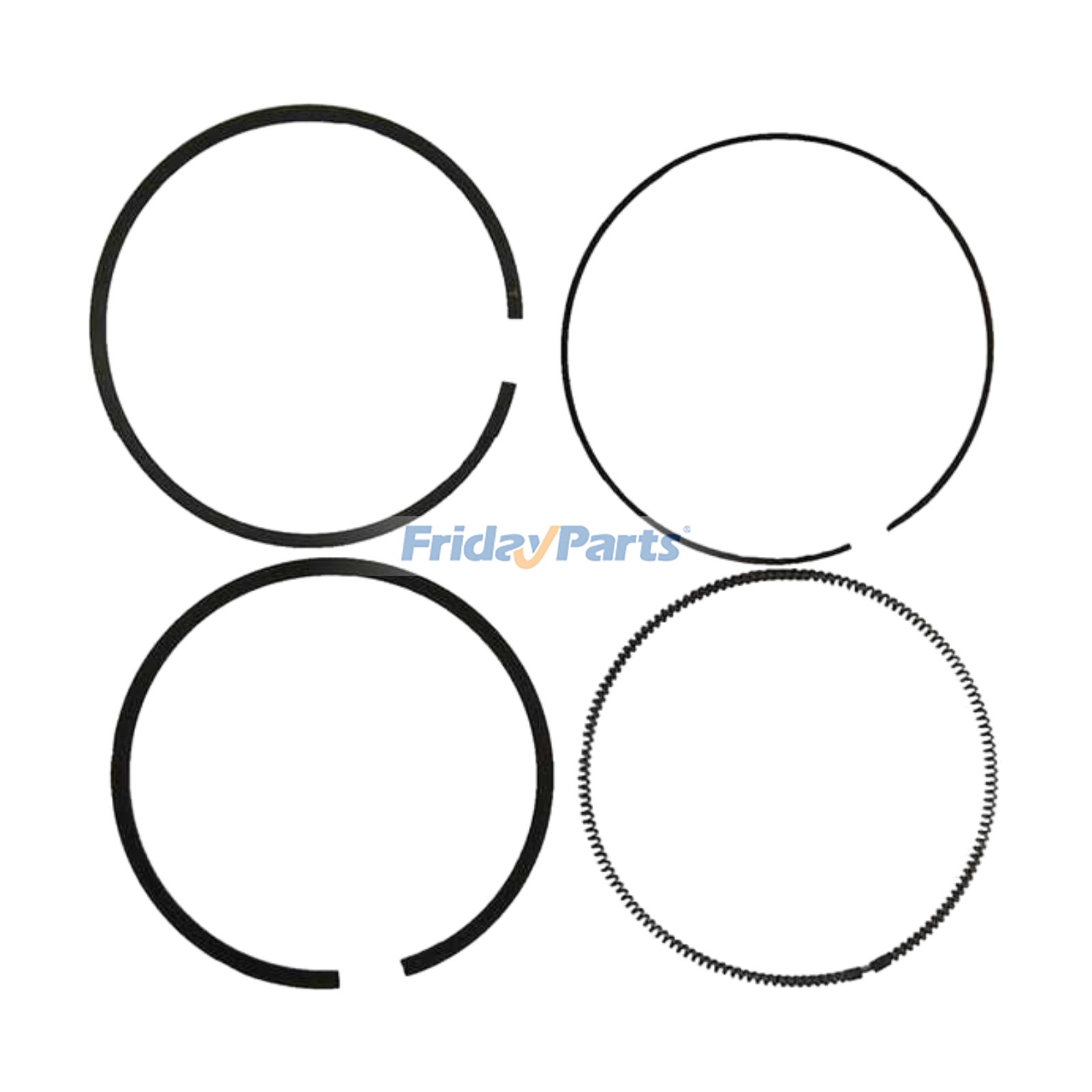 1 jeu de segments de piston MM434512 pour moteur à embrayage simple 30 CV, tracteur Cub Cadet 7274 7272 7305 7300