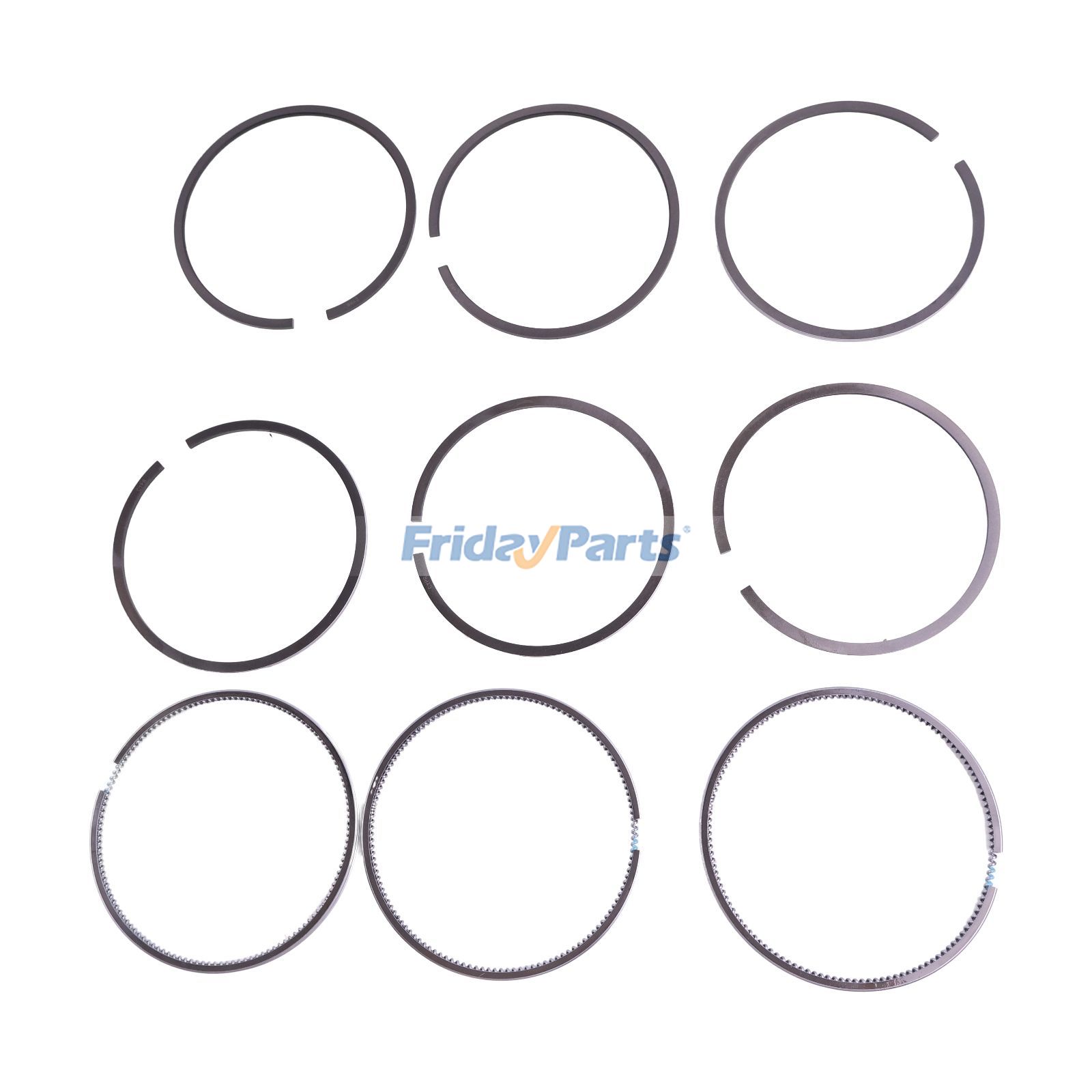 1 juego de anillos de pistón para excavadora Komatsu PC50-UU-1 PC40-6 de FridayParts