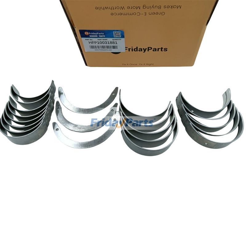 1 Set Main & Connecting Rod Bearing & Thrust for Mitsubishi Engine S4S S4SD S4SDT