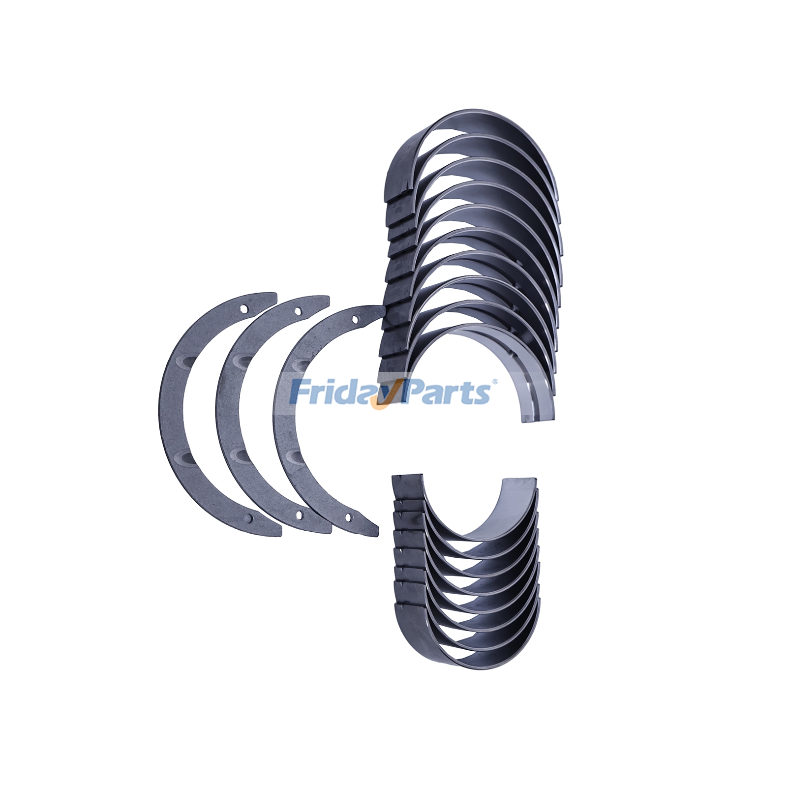 1 jeu de roulements principaux et de bielle et de butée pour moteur Mitsubishi S4S S4SD S4SDTpourPour CAT,Pour Mitsubishi