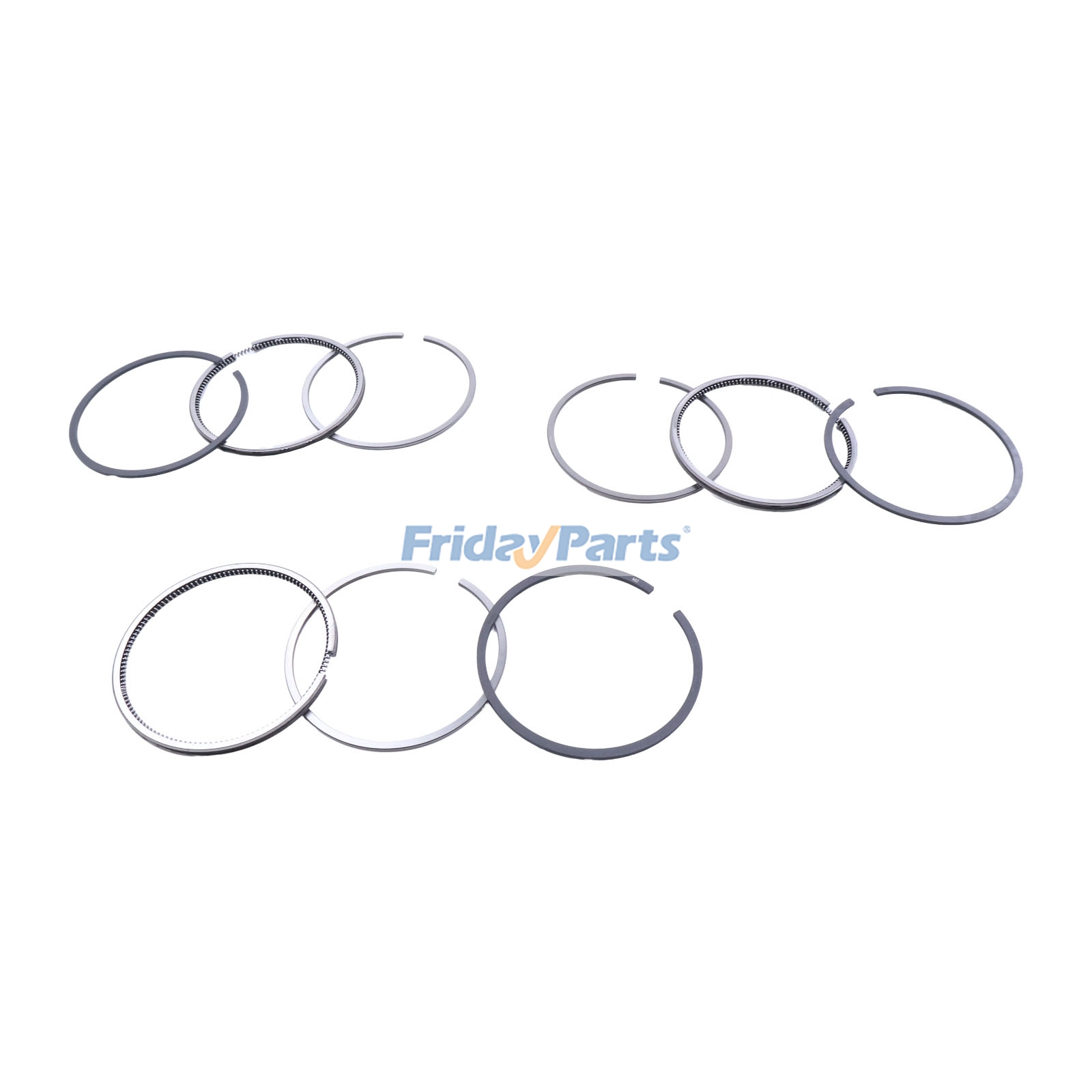 1 Set STD Piston Ring for Yanmar 3TN66 Engine