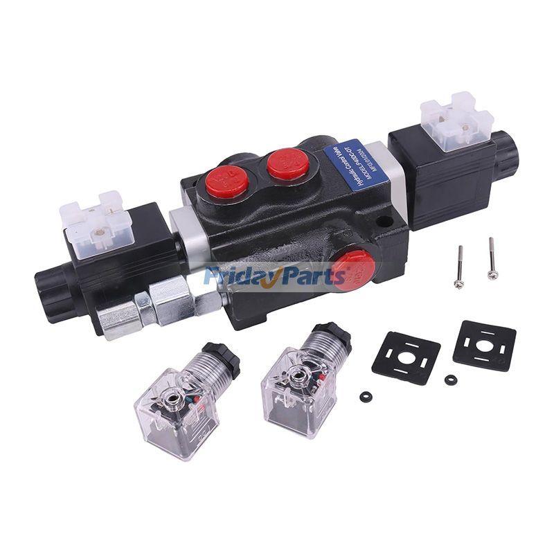 1 Spool Solenoid 12V DC Hydraulic Control Valve Double Acting HCV-S1x13 for Valve 13 GPM 3600 PSI