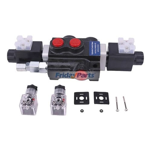 Valvola Di Comando Idraulica 2 Bobine Doppio Atto 13 GPM 3600 PSI - Foto 5