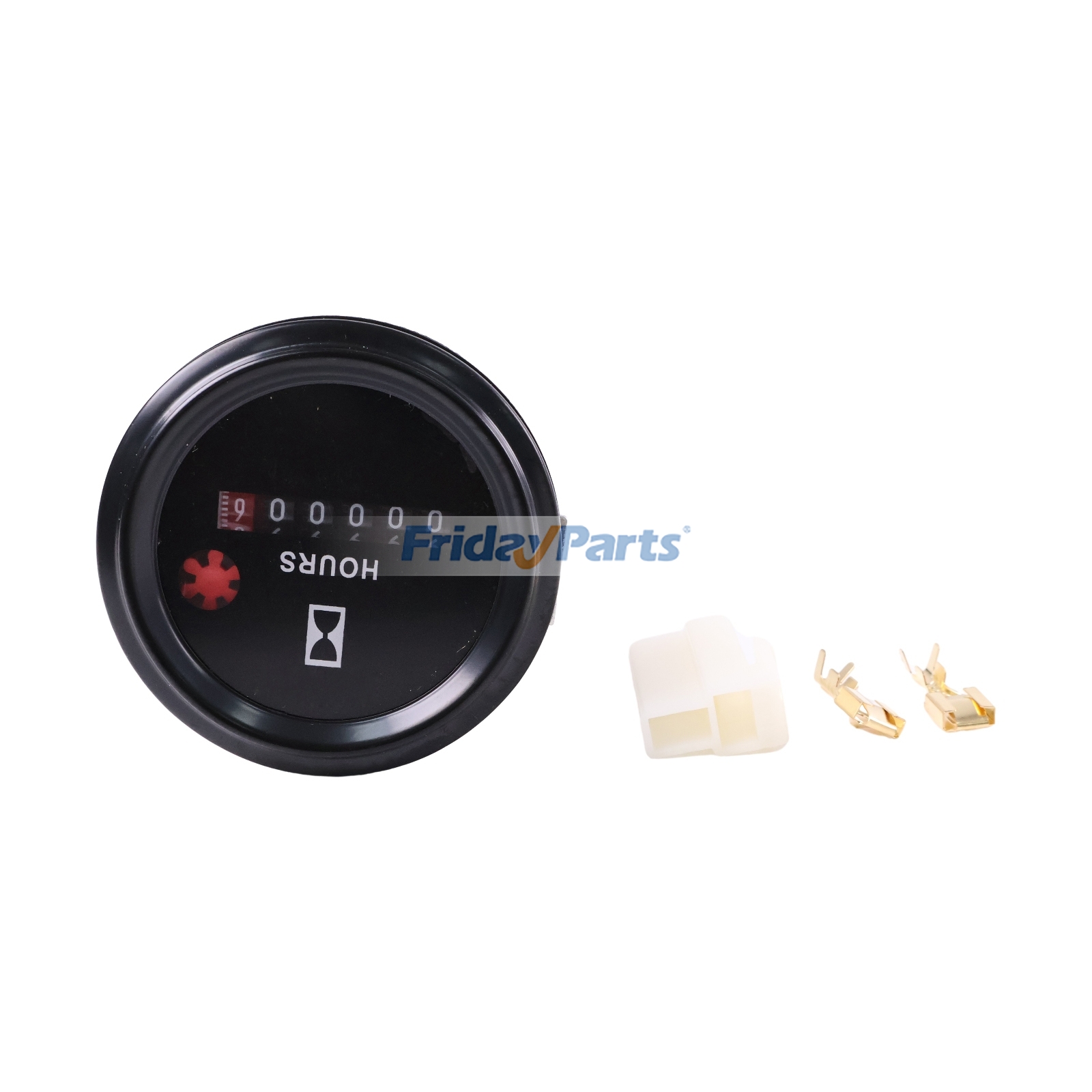 10-80V Wide-Voltage 6 Digital Display Hour Meter Replacement for Quartz DCG-80V