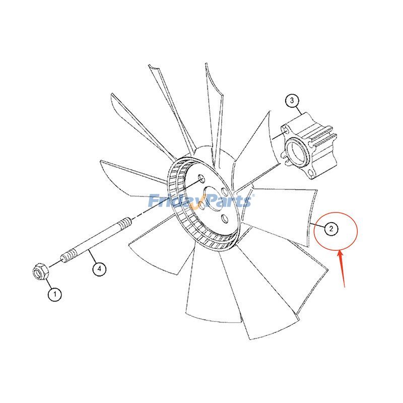 Suction Fan for Compactor,Engine,Telehandler,Other Construction Equipment