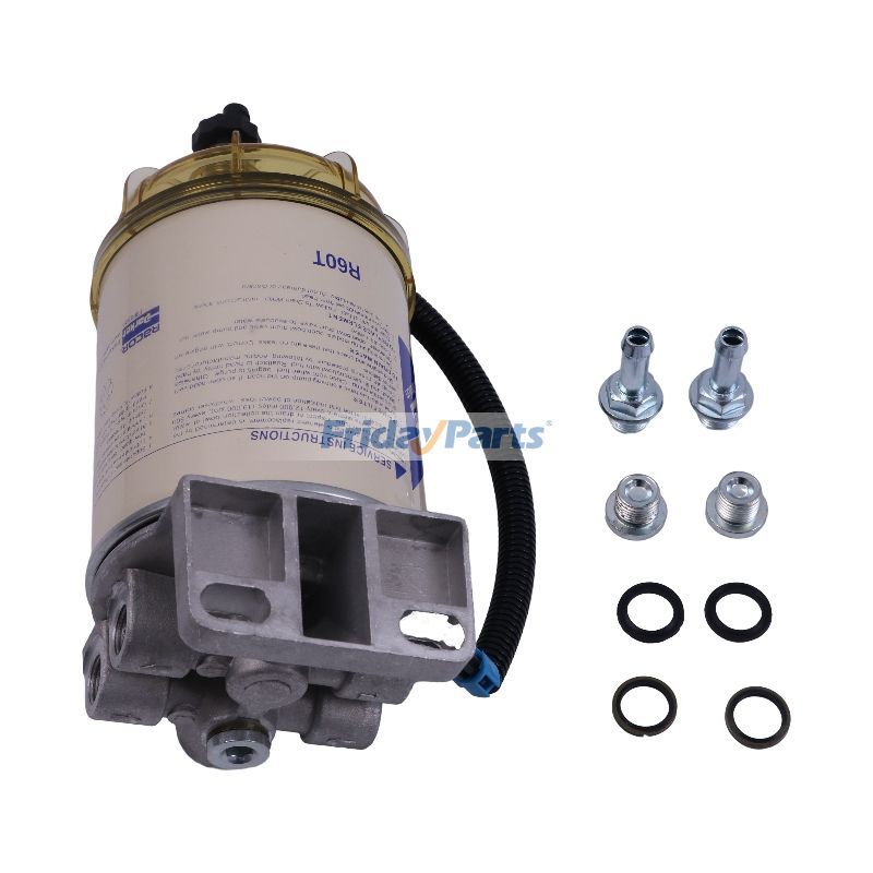 FridayParts 10 Mikron Kraftstoff-Wasserabscheider Racor Außenborder