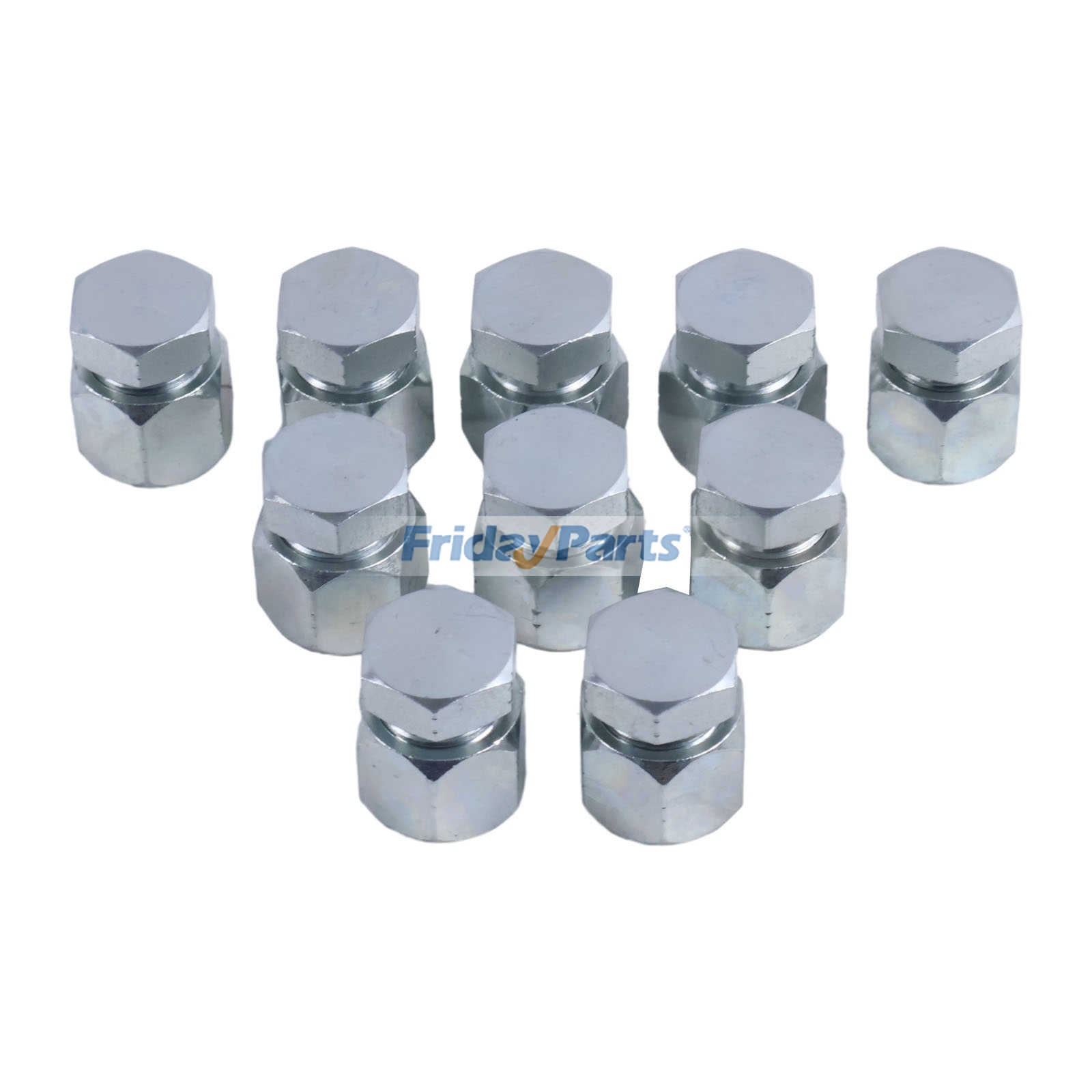 10 Pcs 1/2" JIC Cap and Plug Combo Hydraulic Fitting for Others