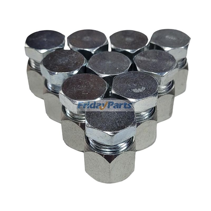 10 個 5/8" JIC キャップとプラグ コンボ 油圧継手 2408-10 0304-C-10