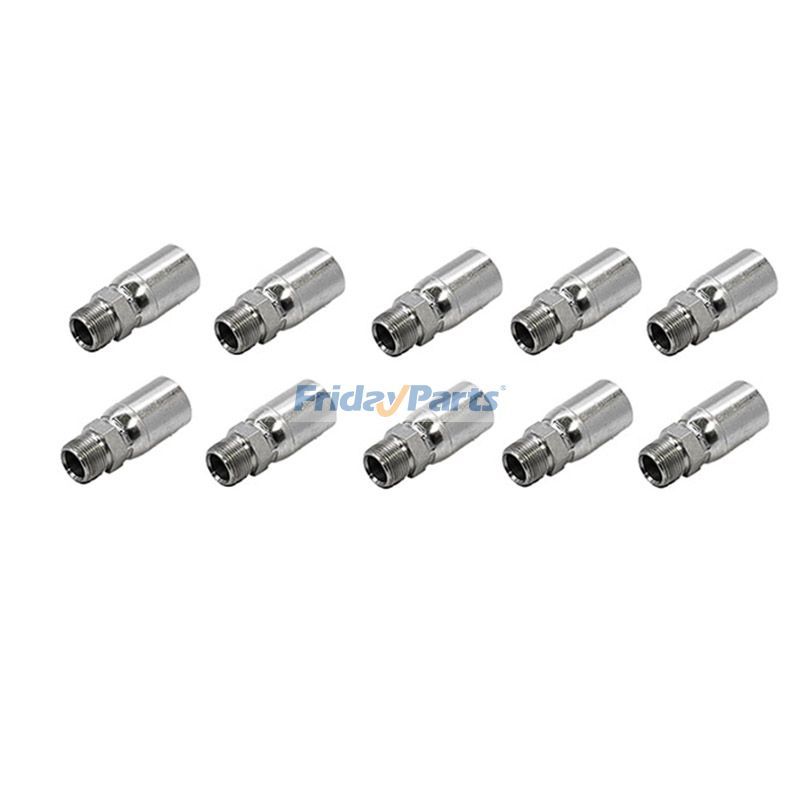 10 Pcs Hydraulikschlauch Fitting Mit 1/2 "NPT Männlich 06U-108 für Parker