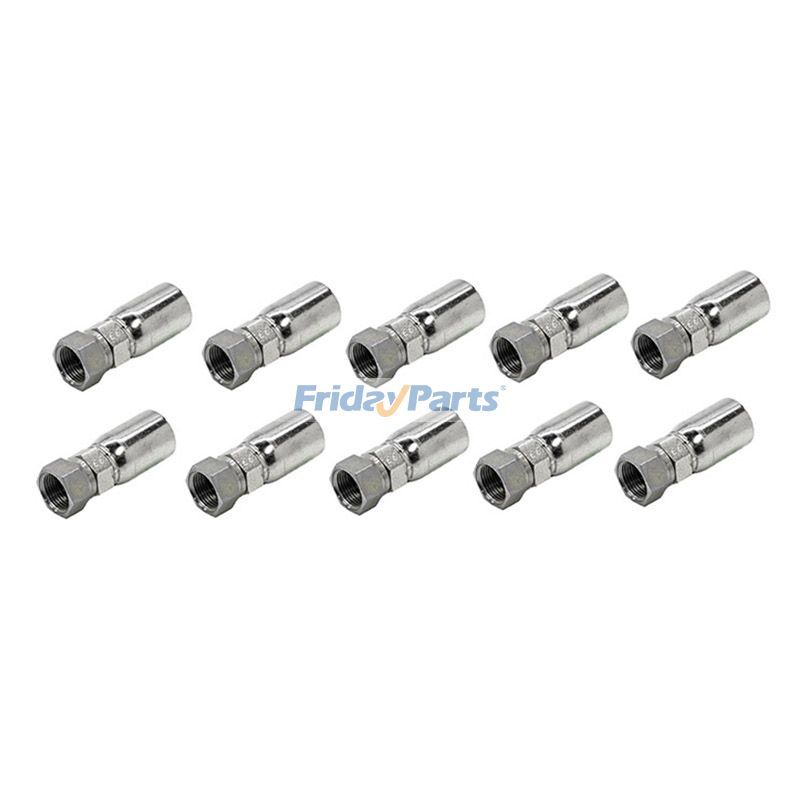 10 Pcs Hydraulische Schlauch Fitting Mit 5/8 "JIC Weibliche Swivel FJX-08-10 für Parker