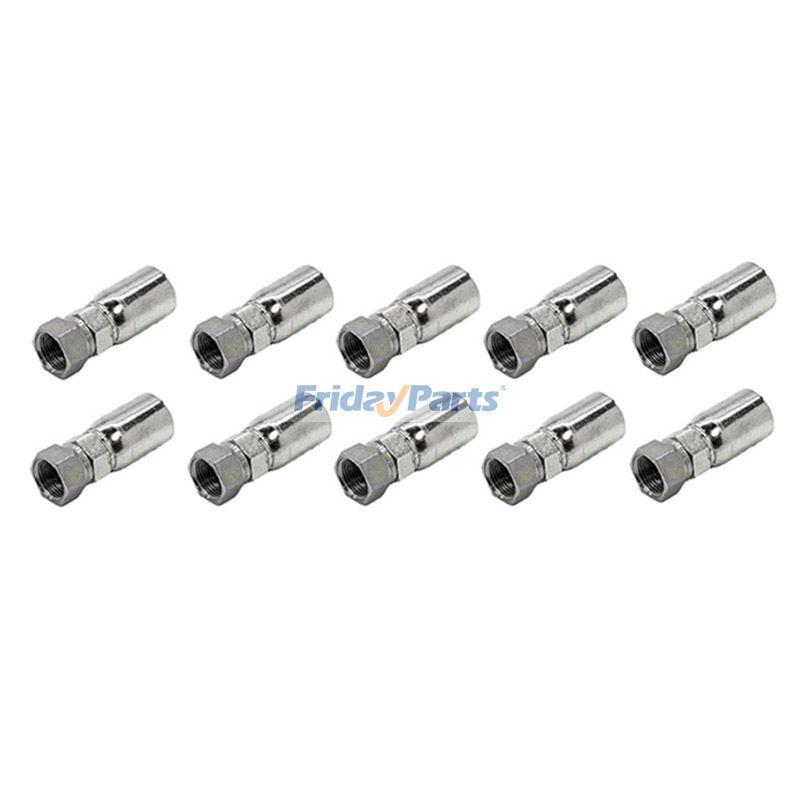 10 Pcs Hydraulische Schlauch Fitting Mit 5/8 "Gewinde FJX-08-10 für Parker