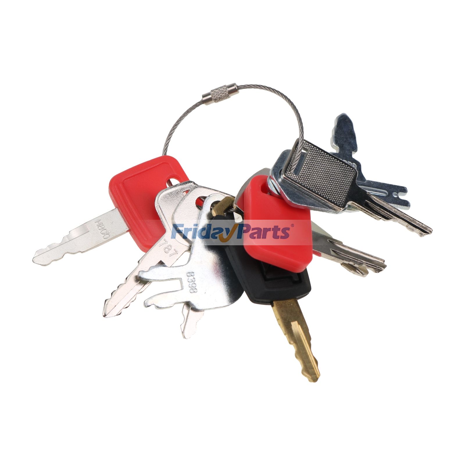 Lot de 10 clés de contact pour Caterpillar CASE John Deere Hyster Komatsu Heavy Equipment