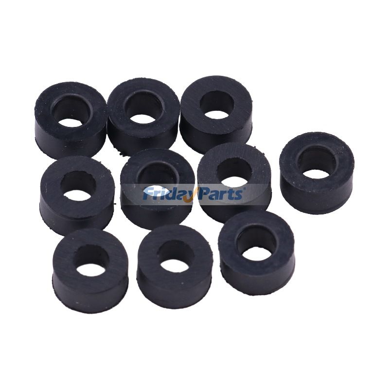 Engine,Excavator,Loader,Tractor,Truck,Other Agricultural Equipment 10 Pcs Injector Line Rubber Seal Grommet