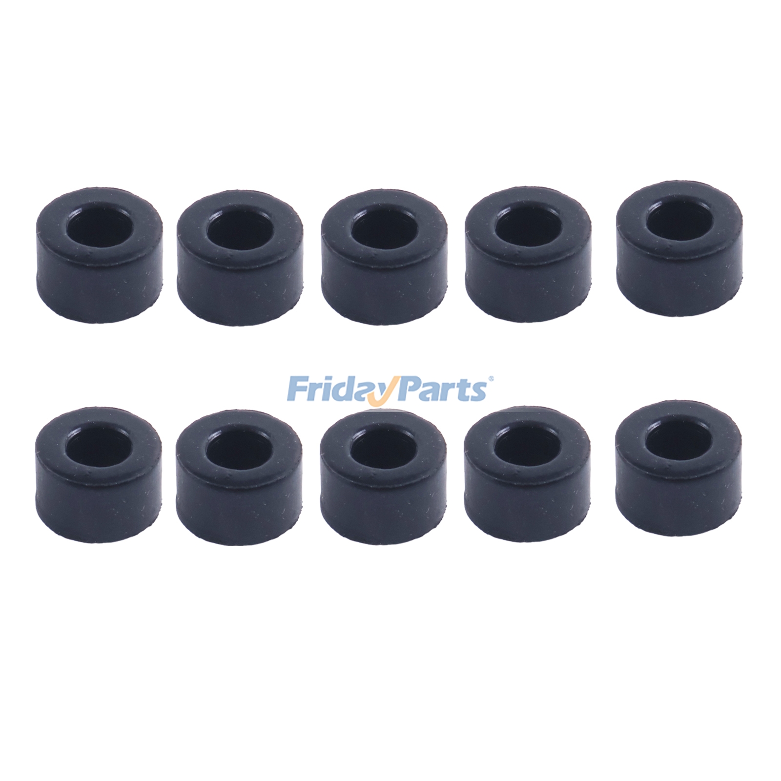 10 piezas de juntas de goma para línea de inyector R51936 R63603 para motores John Deere 3029 4024 4045 5030 6068 6135 Excavadora Tractor Cosechadora Cargadora Combinada Pulverizadora para Motor,Excavadora,Pala cargadora,Tractor,Camión,Otros equipos agrícolas