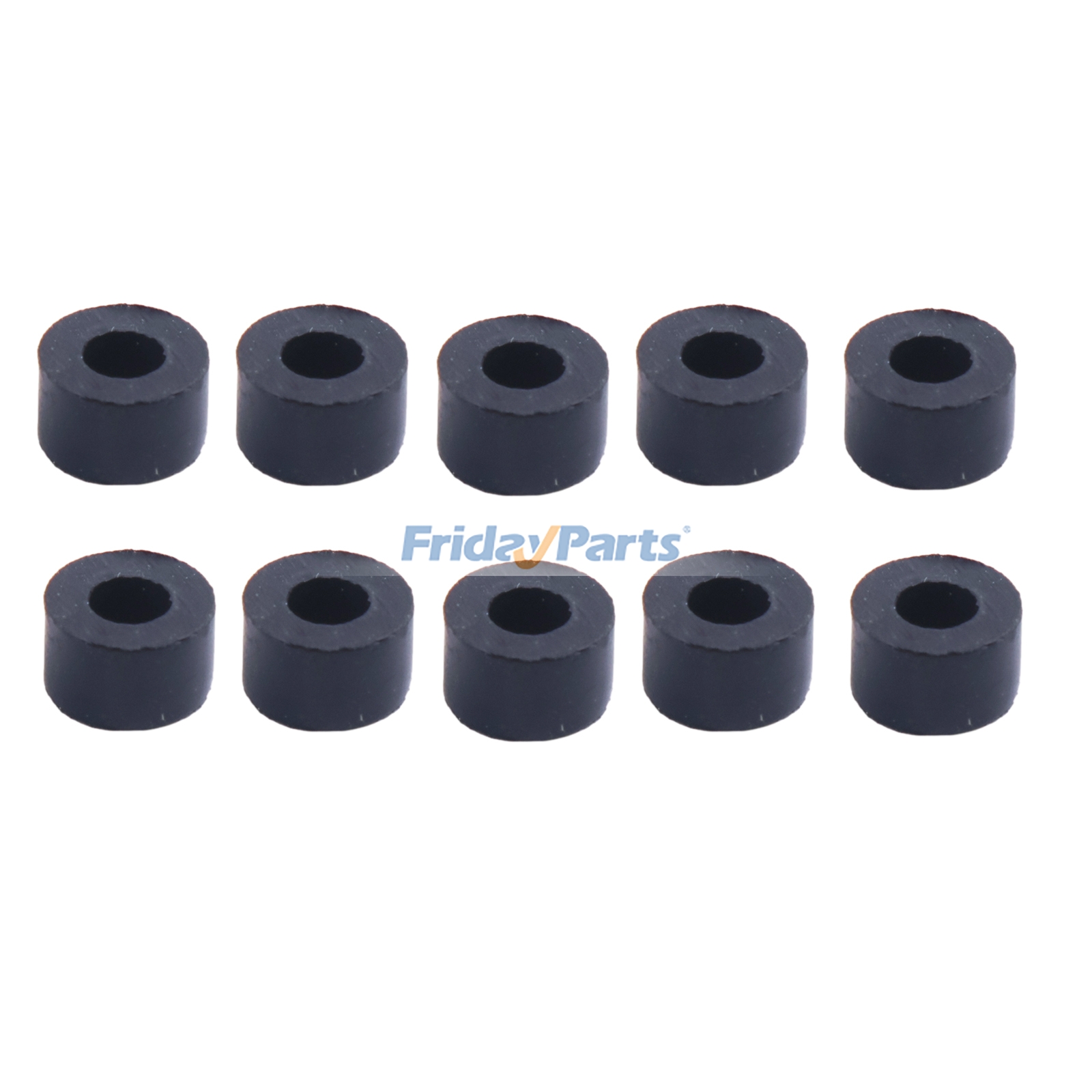 10 piezas de juntas de goma para línea de inyector R51936 R63603 para motores John Deere 3029 4024 4045 5030 6068 6135 Excavadora Tractor Cosechadora Cargadora Combinada Pulverizadora Para JOHN DEERE