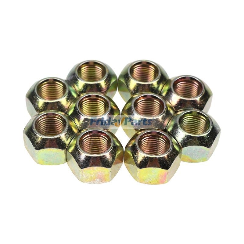 10 Pcs Wheel Nut 6564669 for Bobcat 1600 2000 2400 2410 1213 S100 S130 ...
