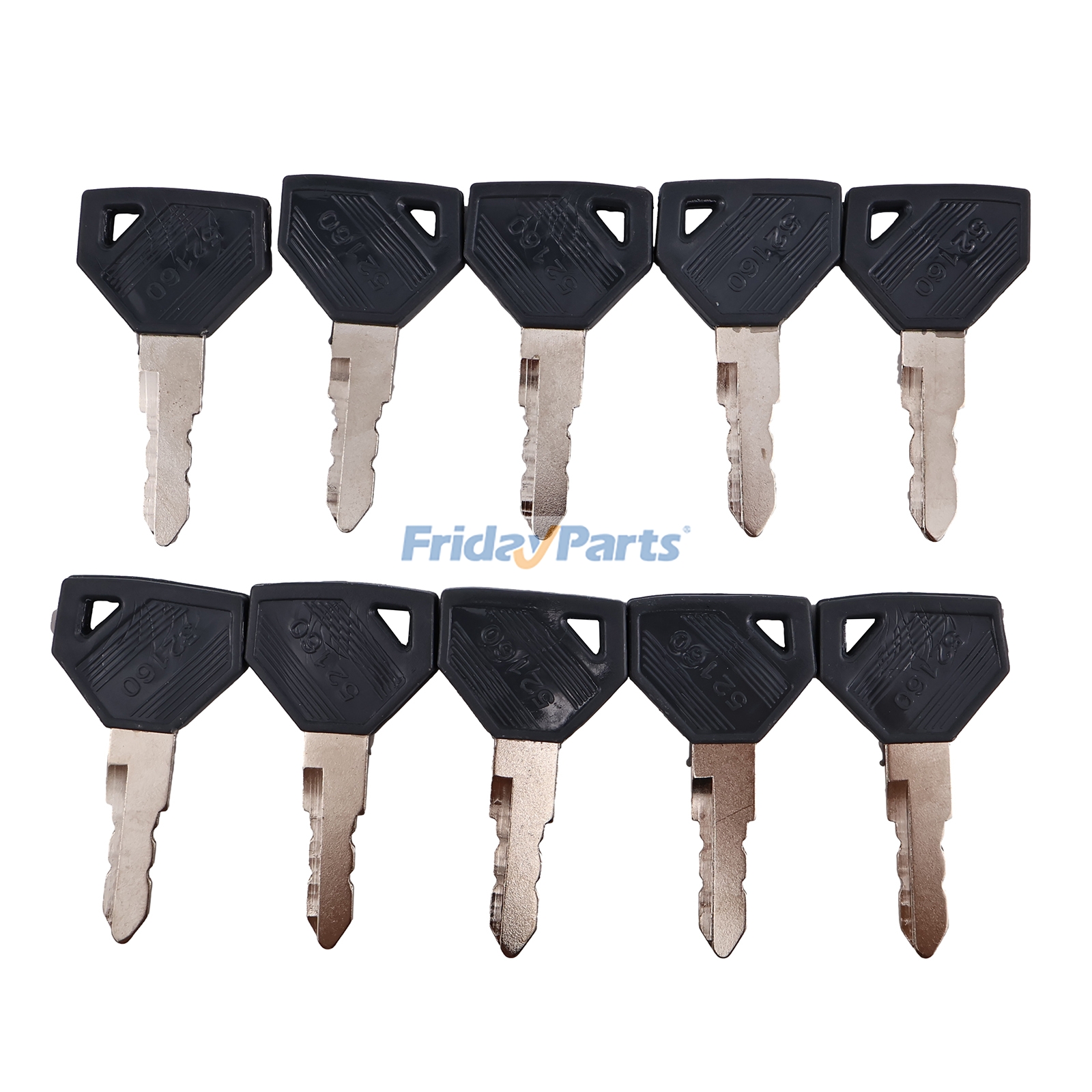 10-teiliger Zündschlüssel 198360-52160 194155-52160 für Yanmar Traktoren SC2400 SC2450 EX2900 EX3200 EX450