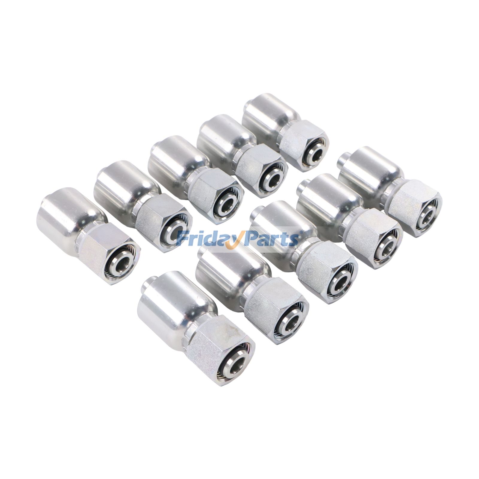 10個 1/2インチ ホース M22*1.5 メス 油圧スイベル FKOMX-08-22 08U-22K コマツ用