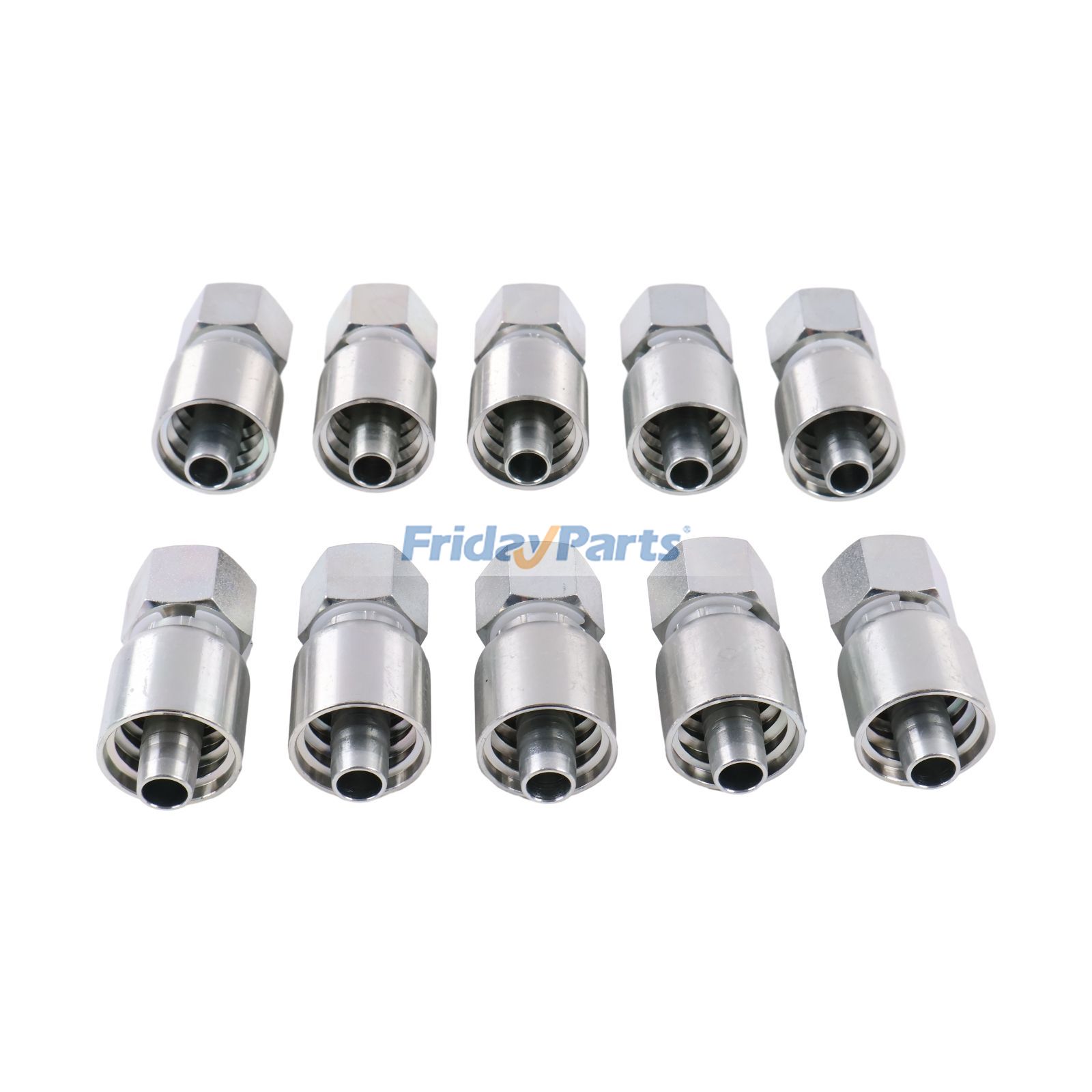 KOMATSU用,他ブランド用用10個 1/2インチ ホース M22*1.5 メス 油圧スイベル FKOMX-08-22 08U-22K コマツ用