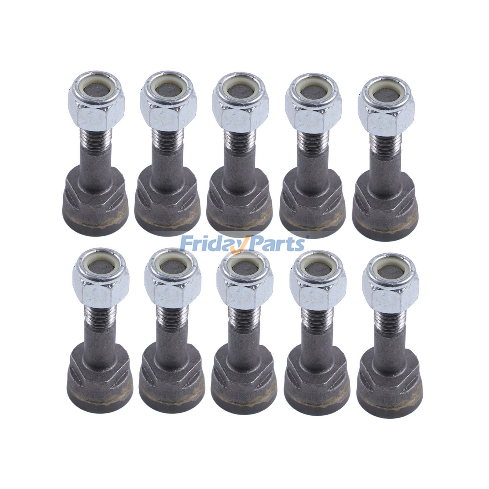 10 Pieces 1100 Series Stump Grinder Teeth for Vermeer Yellow Jacket