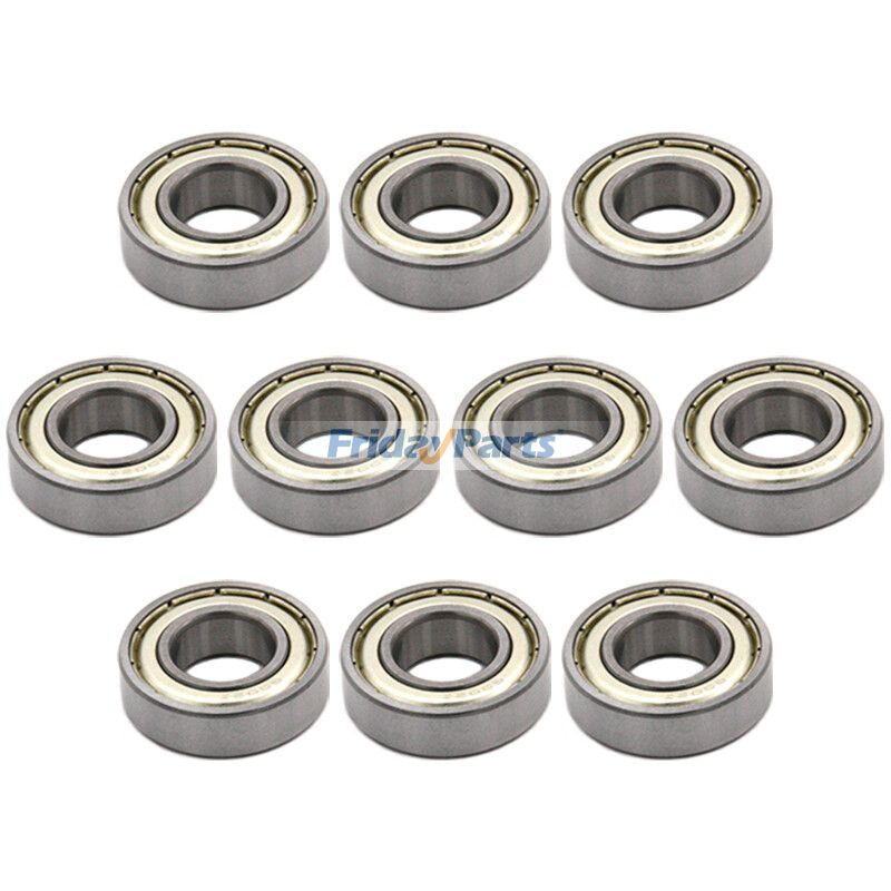 10 Pieces Aftermarket SKF 6002-ZZ C3 EMQ Premium Metal Shield Ball Bearing for Fan Motor