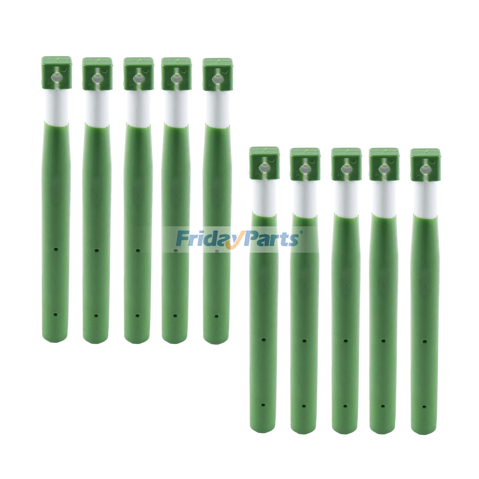 10 Pieces Auger Finger Poly H202806 H205318 for John Deere Combine Head 1253A 453A 454A 653A 654A 655A 853A Platform 913 915 918 920 924 925 930