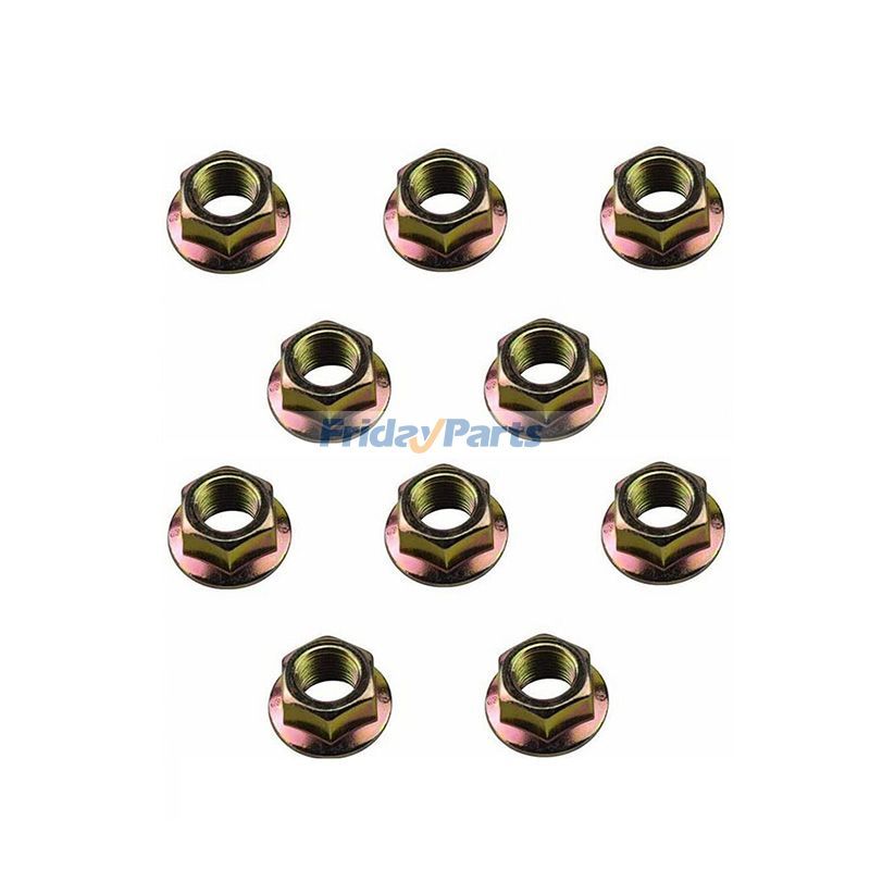 10 Pieces Blade Lock Nut for MTD Cub Cadet 712-0417 712-0417A 753-05549 Toro 112-0330