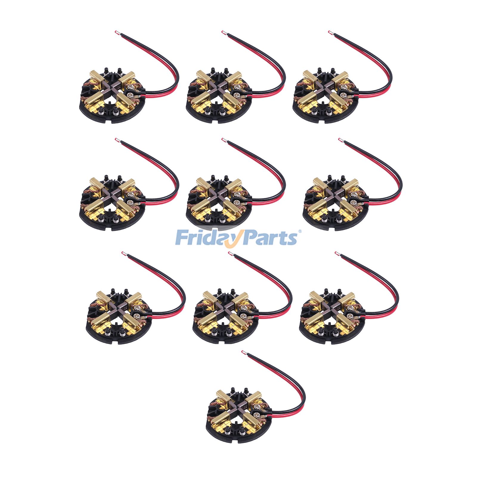 ミルウォーキードライバードリル 2601-20 2650-20 2601-20 2602-20 2601-21 用カーボンブラシ 22-22-1640 22-22-1550 10個