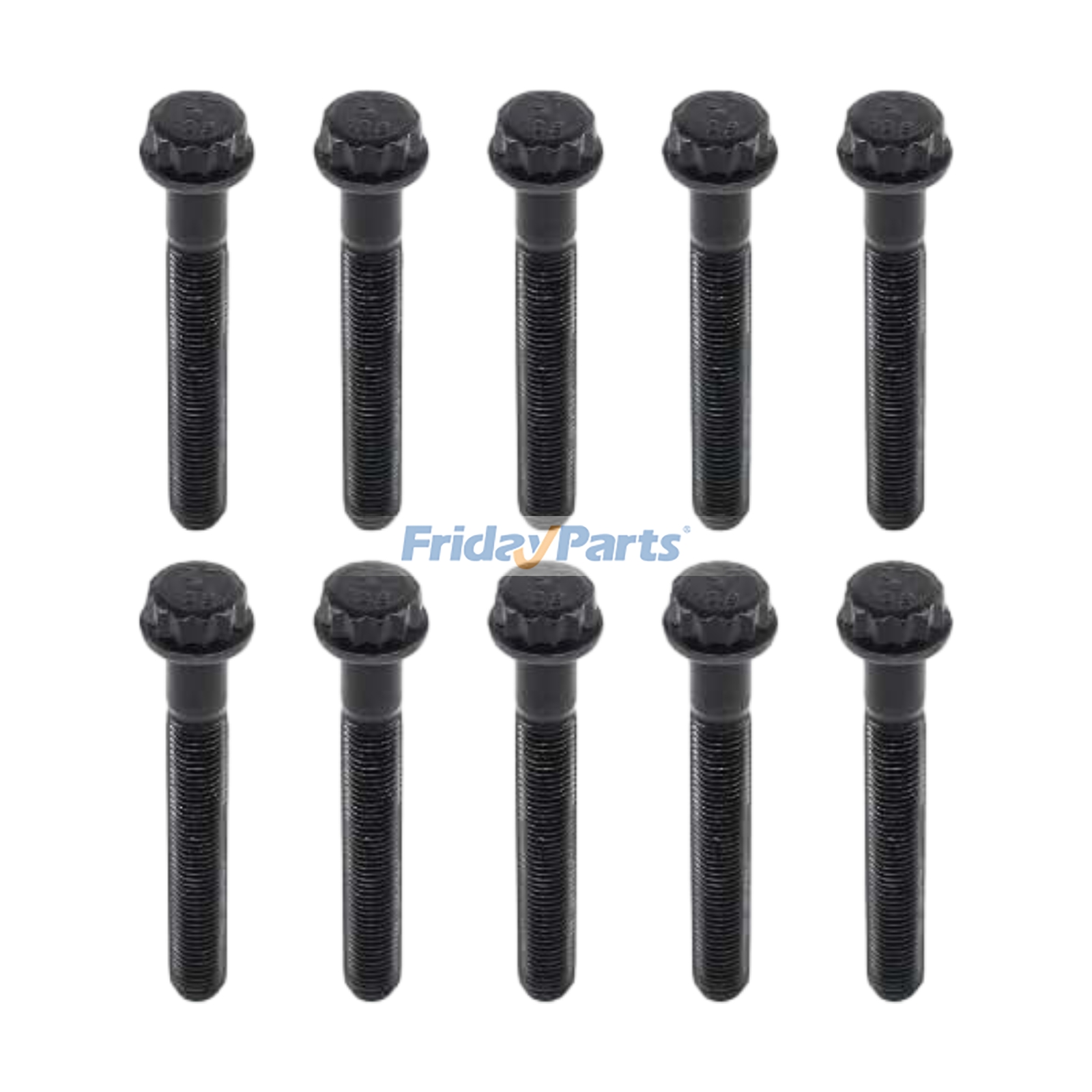10 Pieces Crankshaft Main Bearing Cap Bolt 21114-2B000 for Hyundai Accent Veloster 2011-2017 Kia Rio Soul 2009-2019