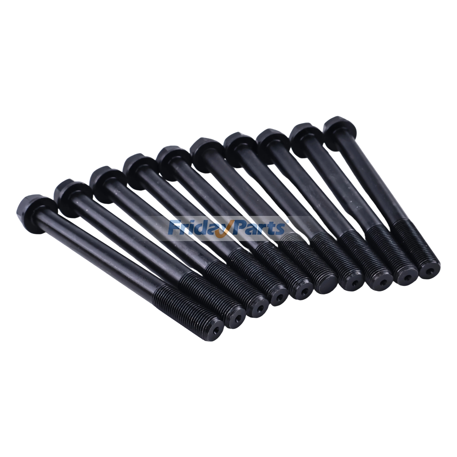 10 Pieces Cylinder Head Bolt 1J700-0345-0 for Kubota Engine V2607 V2607-DI-TE3B-EU-Z8