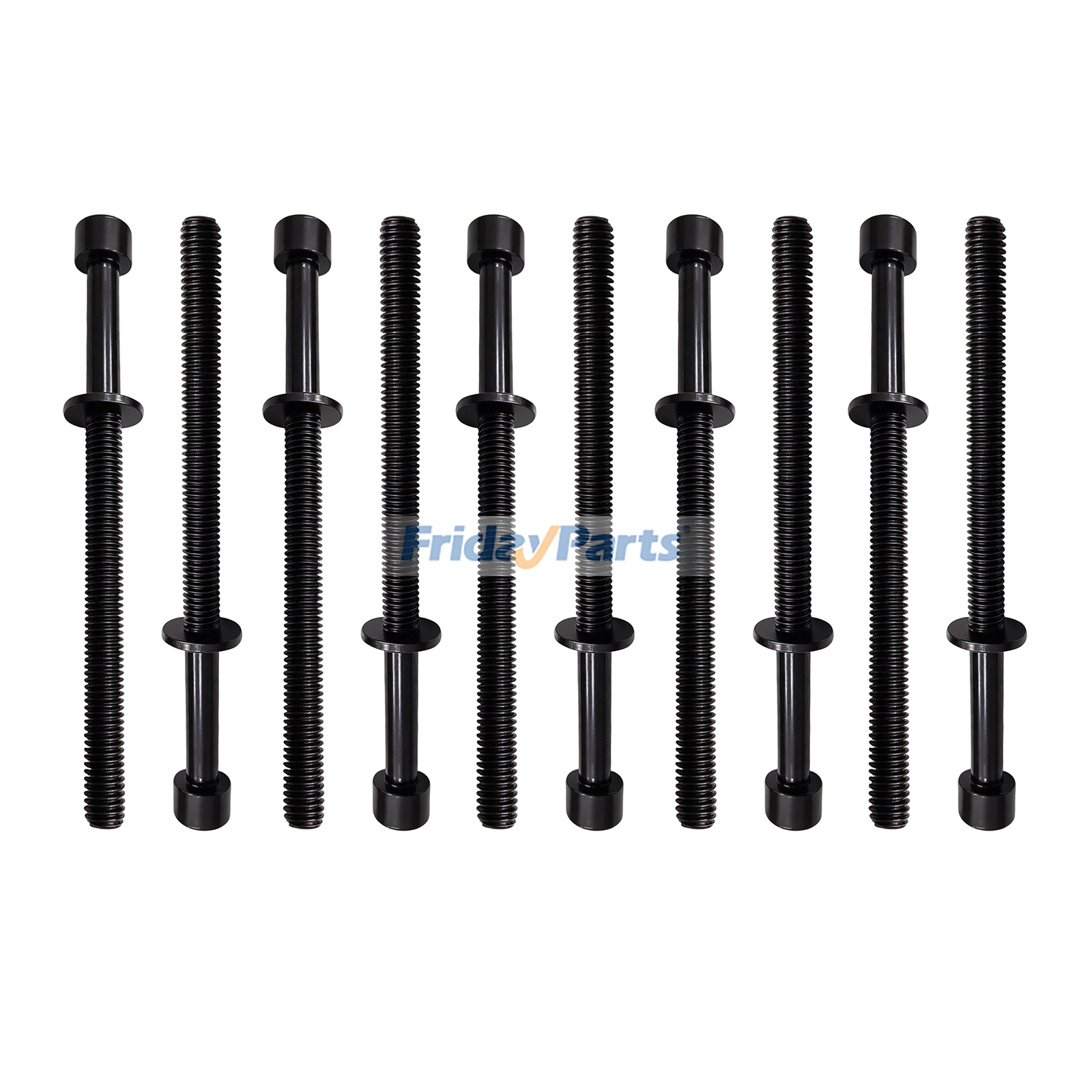 10 Pieces Cylinder Head Bolt 22320-03000 for Hyundai Accent Bayon Solaris i10 i20 i30 1999-2025 Kia Ceed Cerato Picanto Stonic 2011-2025