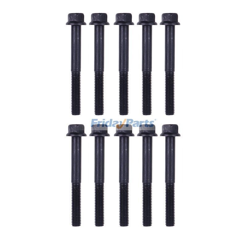 10 Pieces Cylinder Head Bolt 943511 for Kubota Engine Z482 ZB400
