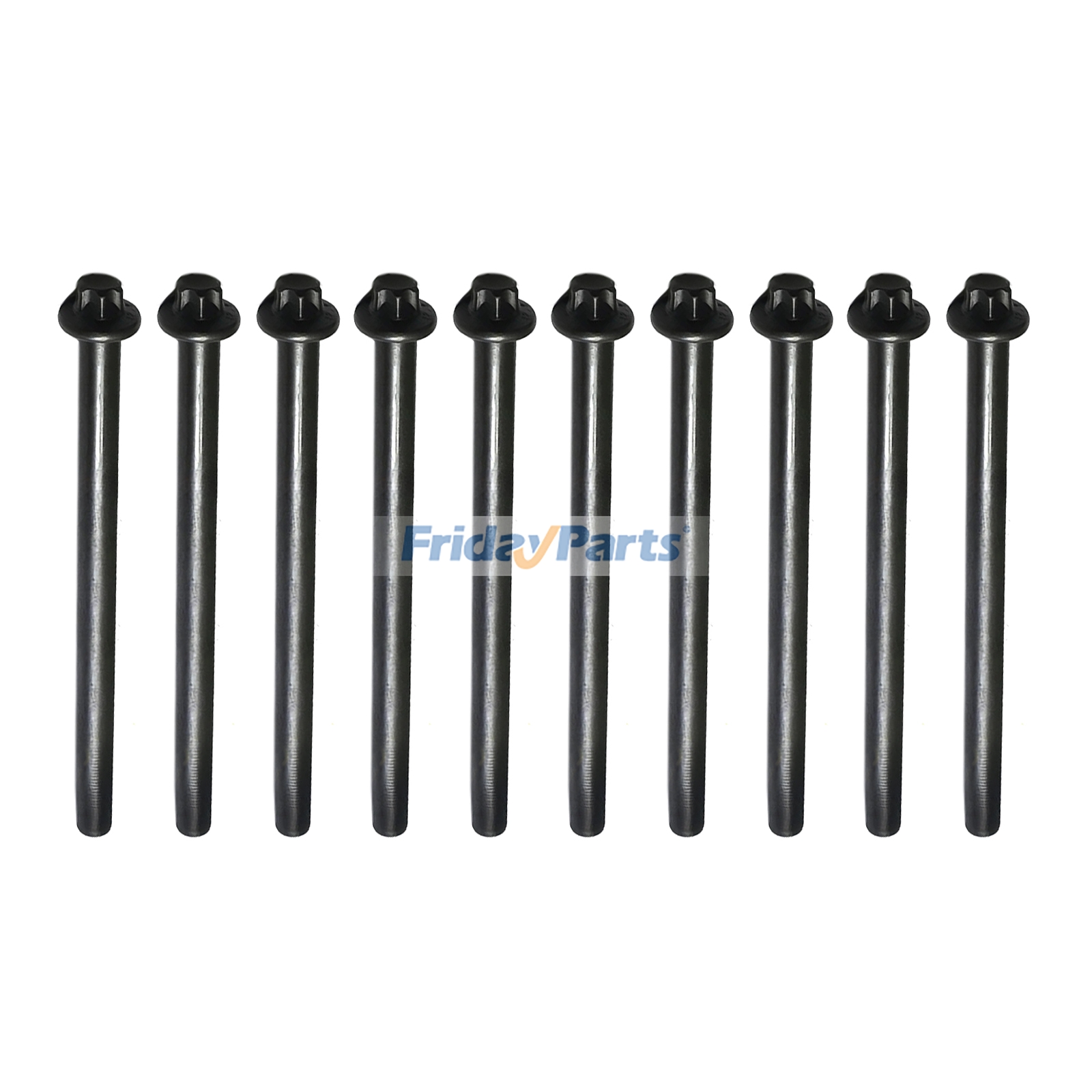 10 Pieces Cylinder Head Fracture Resistant Screw 3692203 for Cummins Engine ISG11 ISG12 QSG12 X11 X12 X12N X13 X15