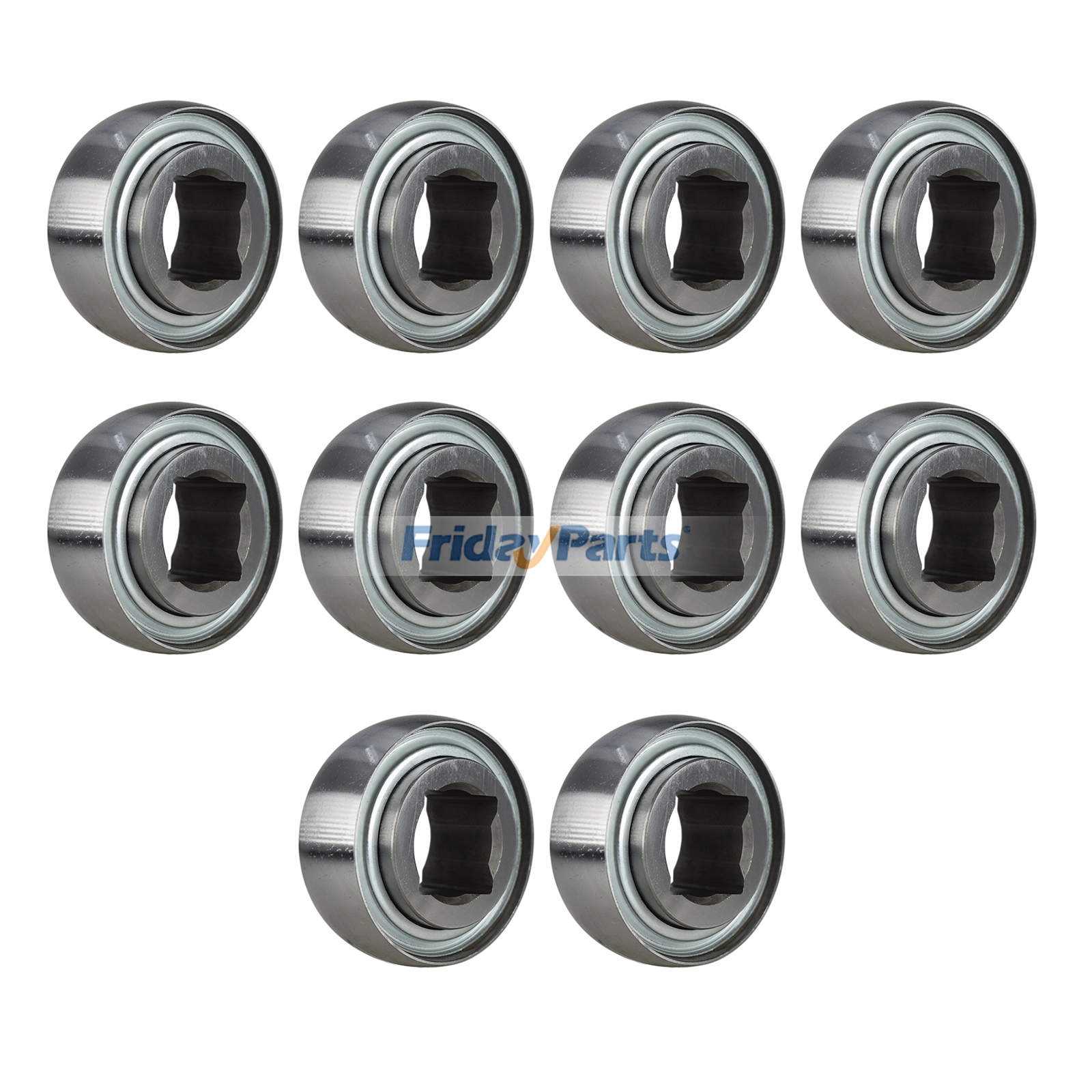 10 Stück Scheibeneggenlager JD8664 für John Deere Kompakttraktoren 655 665 und Mähdrescher 9000 9400 9450