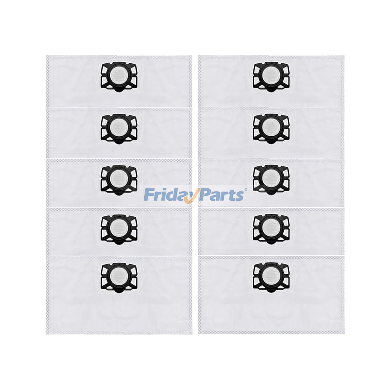 10 Pieces Dust Bag 2.863-314.0 for Karcher Vacuum Cleaner WD1 WD2 WD3 MV2 MV3