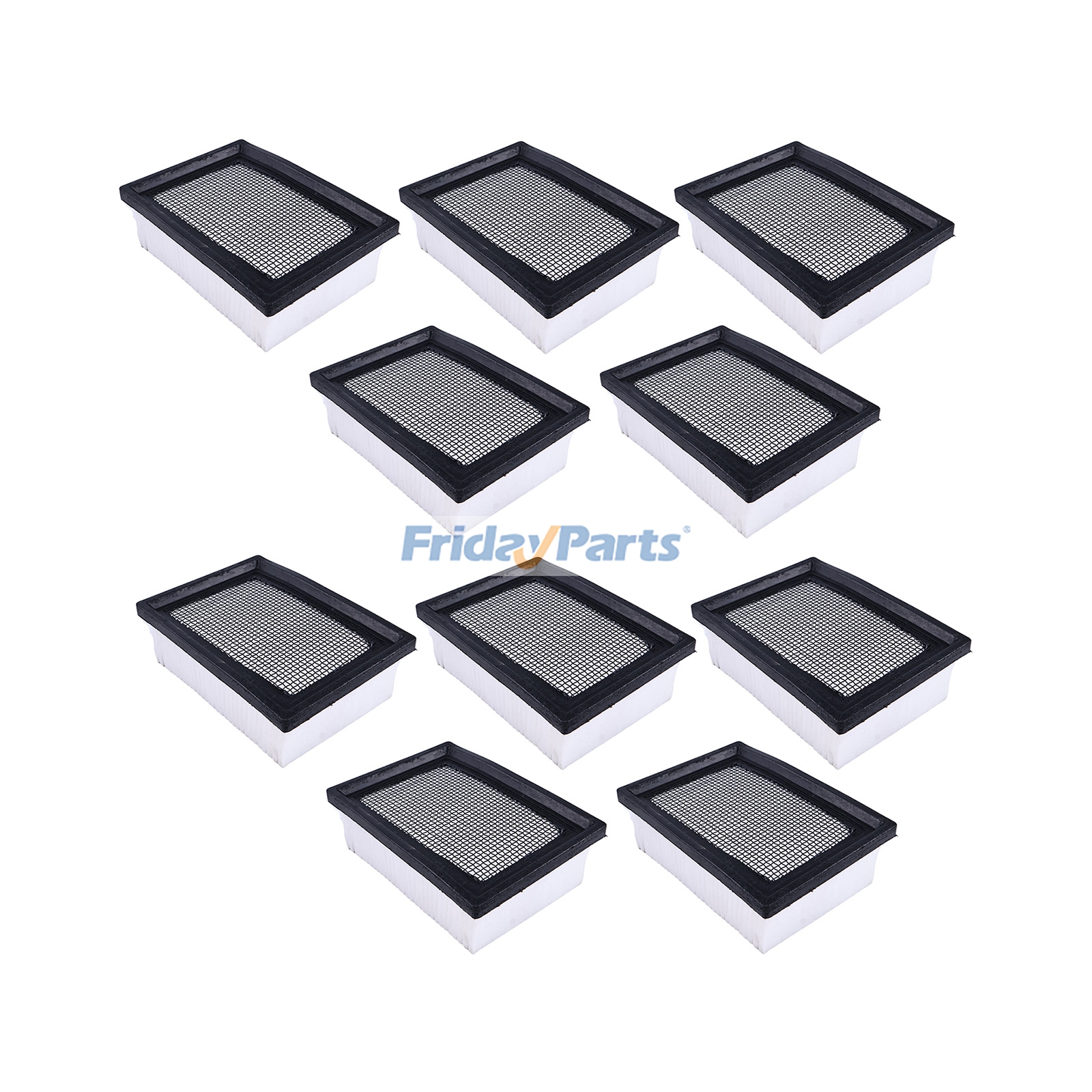 10 Pieces Dust Panel Filter 1037821 370113 370114 for Tennant Scrubber T7 T12 5680 5700