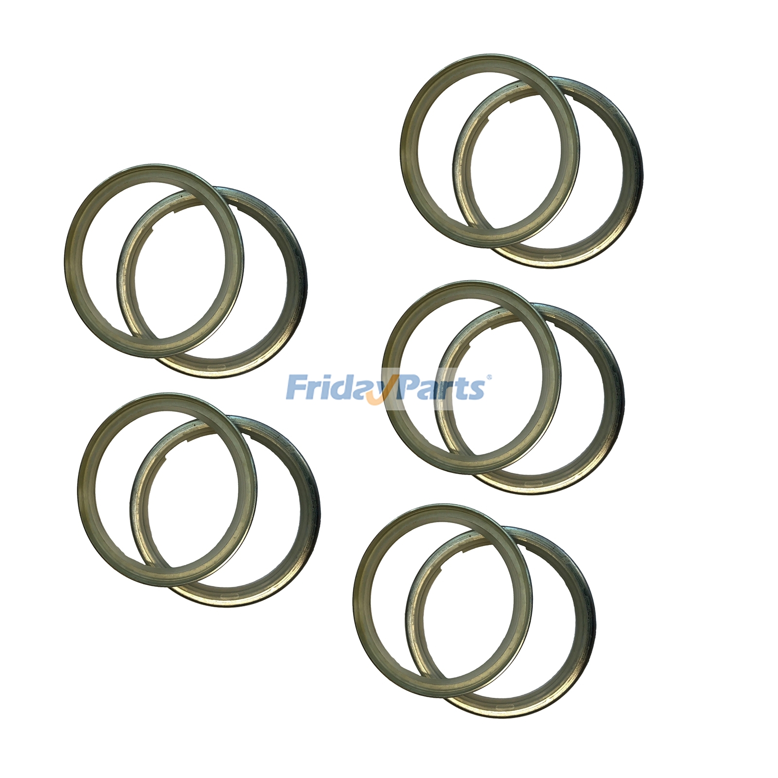 10 Pieces Dust Seal 14322-00045 1432200045 for Takeuchi Excavator TB240 TB260 TB045 TB153FR TB228 TB138FR TB235 Premium Quality with 3-Year Warranty