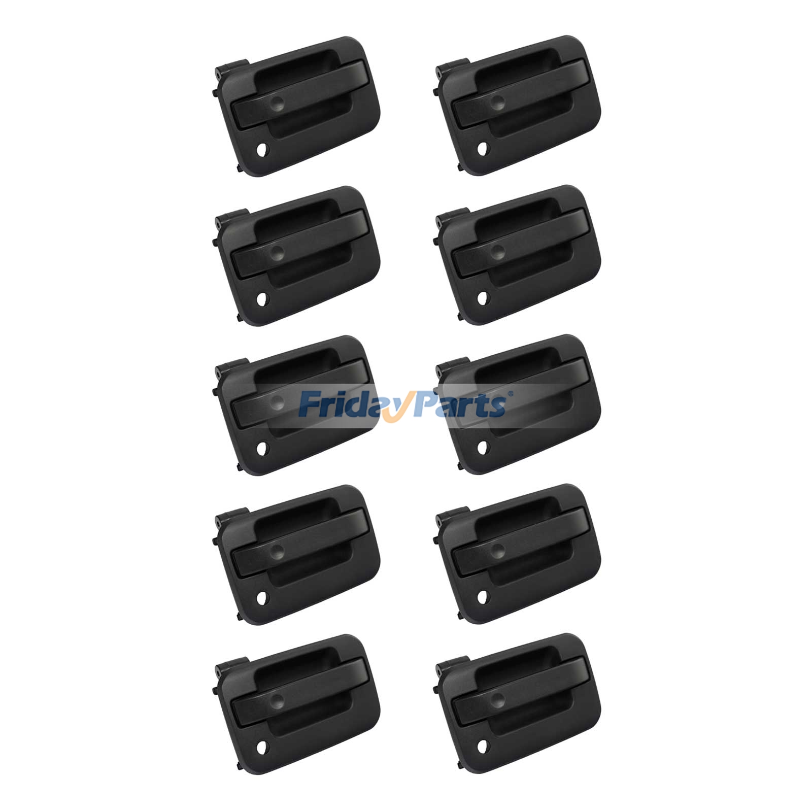10 manijas exteriores de puerta delantera derecha para pasajero para Ford F-150 2004-2014 para Vehículo