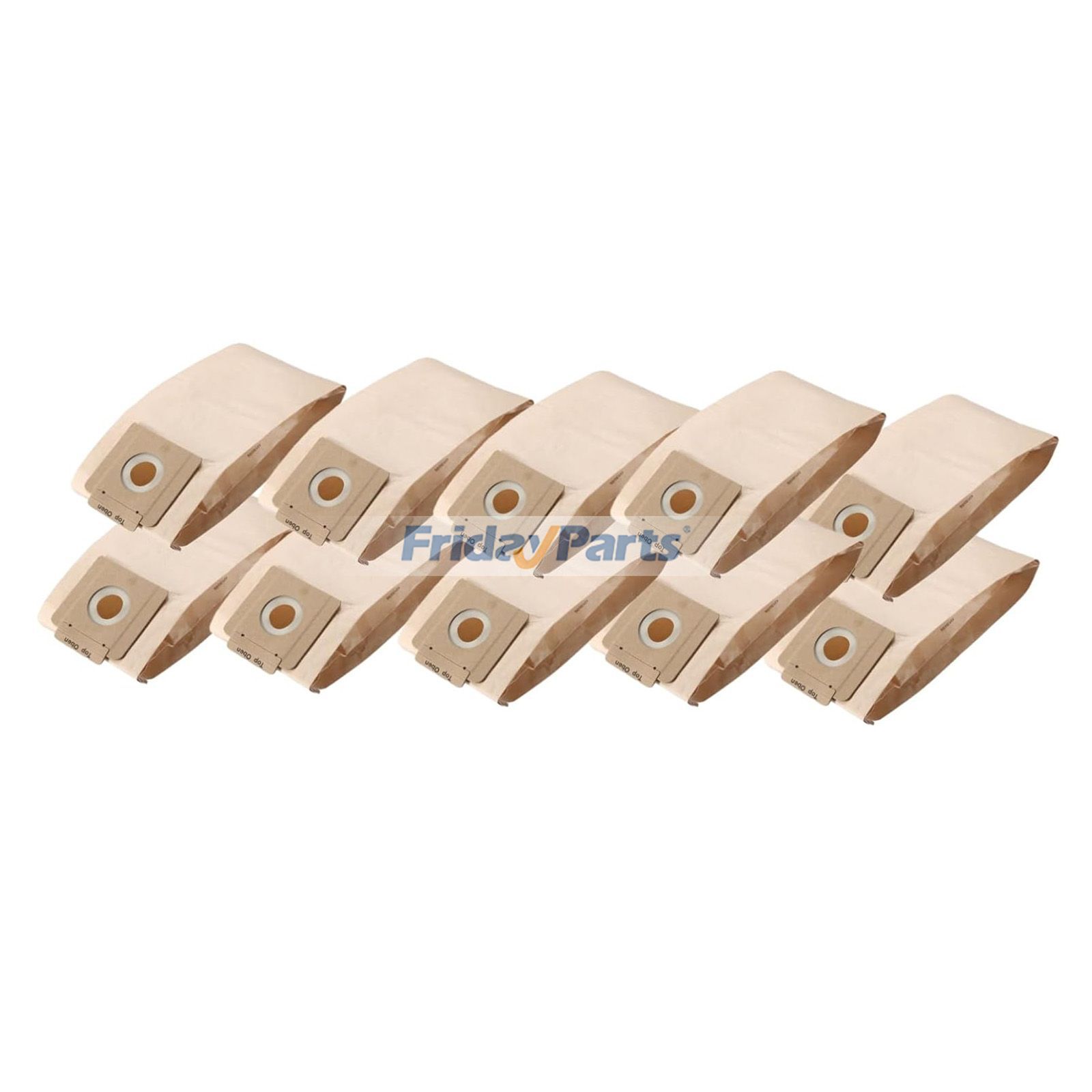 10 Pieces Filter Bag 6.904-333.0 for Karcher Vacuum Cleaner T 7/1 T 9/1 Bp T 10/1