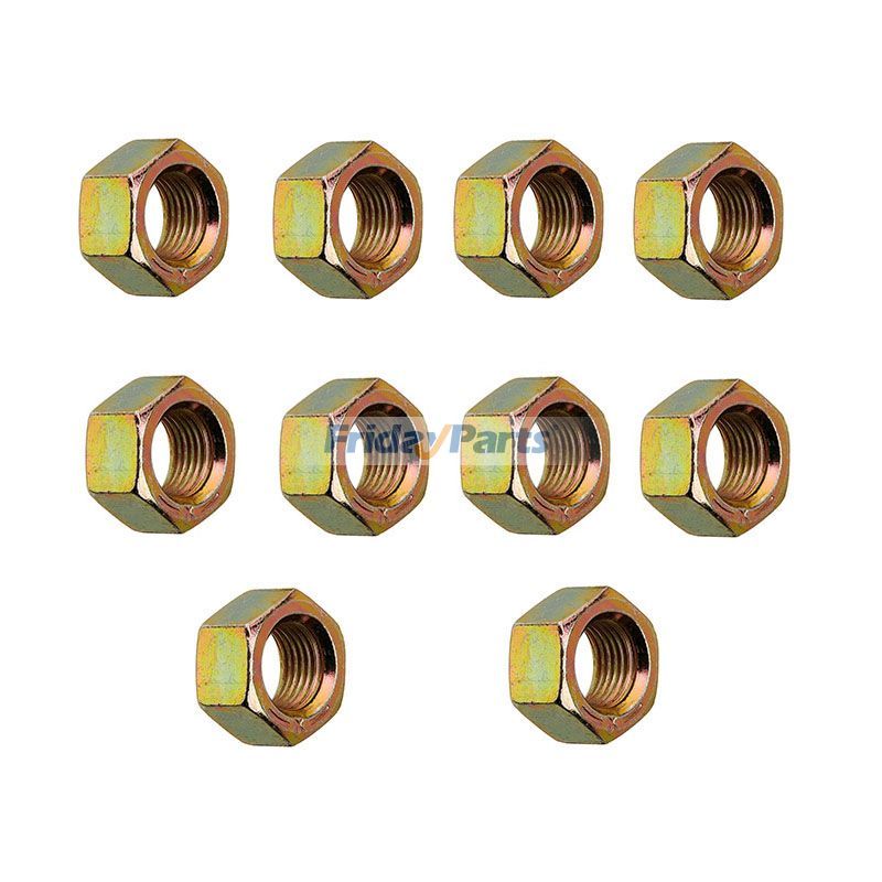 10 Pieces Grade 8 Fine Hex Nuts 1/2-20 014973261788