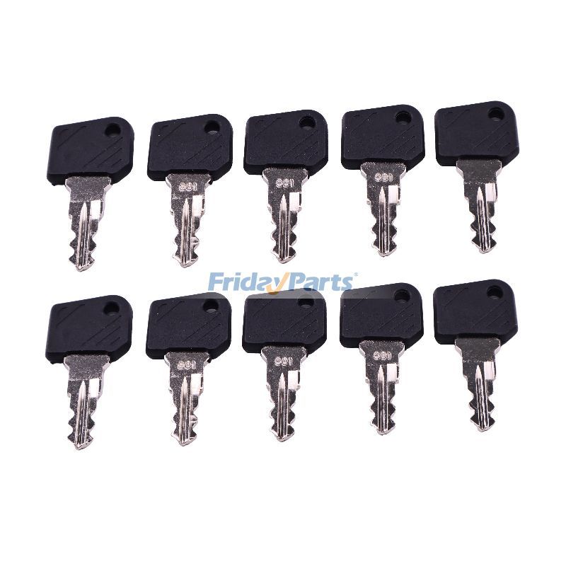 10 stück Zündschlüssel 0009730419 0009701304 801 für Linde Gabelstapler E12-02 E15-02 E16-02 E18-02 E20-02 E25-02 E30-02 E35P-02 E25-03 E30-03 E35 E40 E45 E50