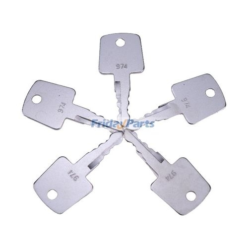 Compactor Keys 10 Pieces Ignition Key 974 2820-00003-0 for Sakai Asphalt Roller ...