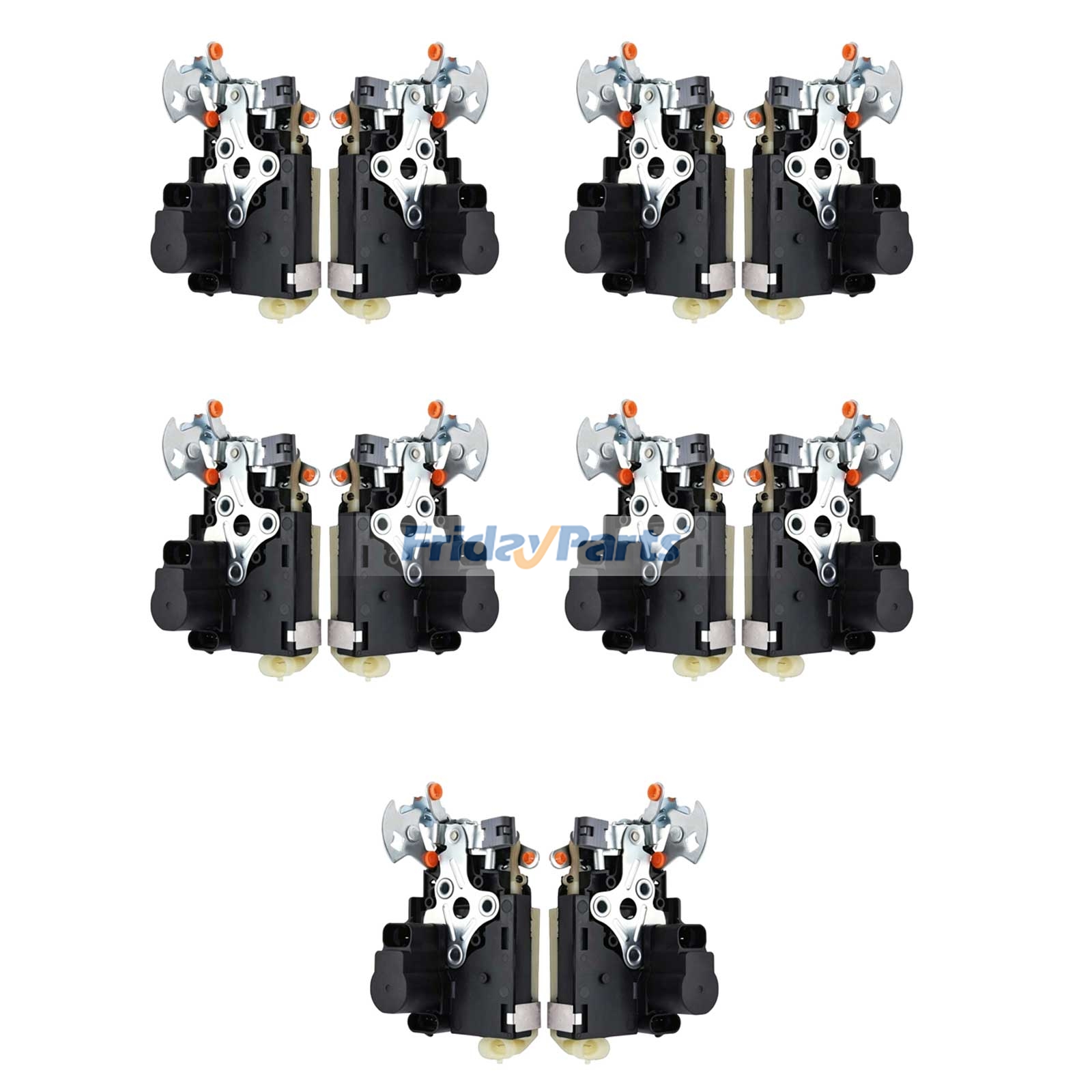10 Pieces Left & Right Power Door Lock Actuator 15053681 15068499 15110643 15110644 for Chevrolet GMC Sierra 1500 2500 2000-2007
