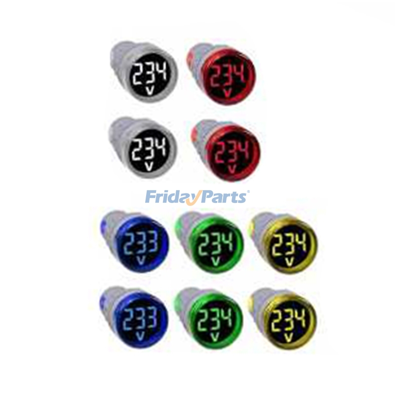 10 pezzi Mini voltmetro digitale da pannello CA 12-500V Indicatore di tensione