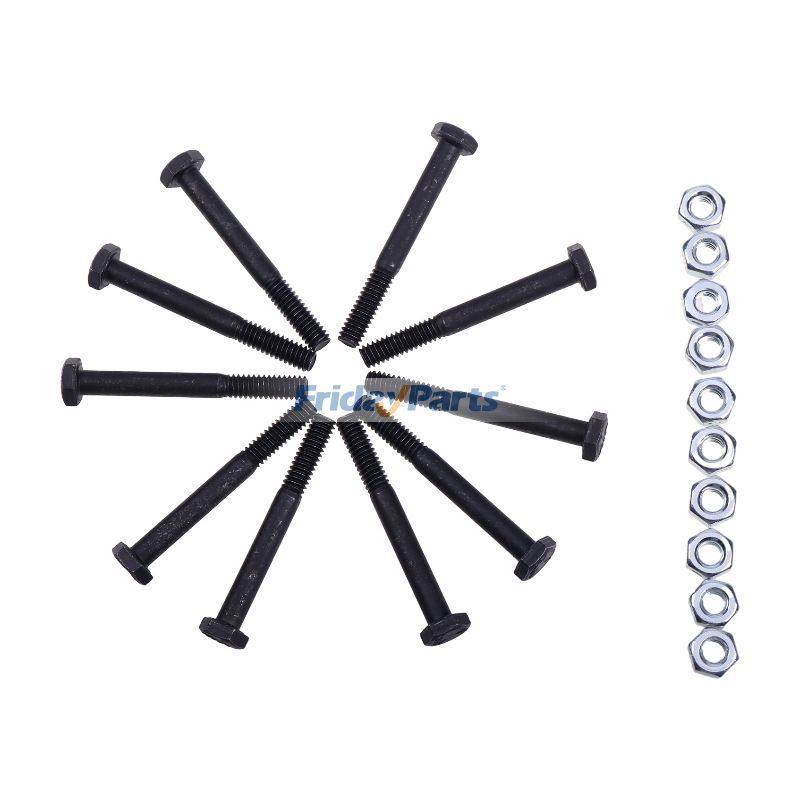 10 Pieces Shear Bolt BP13931 for John Deere 10 14T 214 216 224 24 323W 327 328 336 337 24T