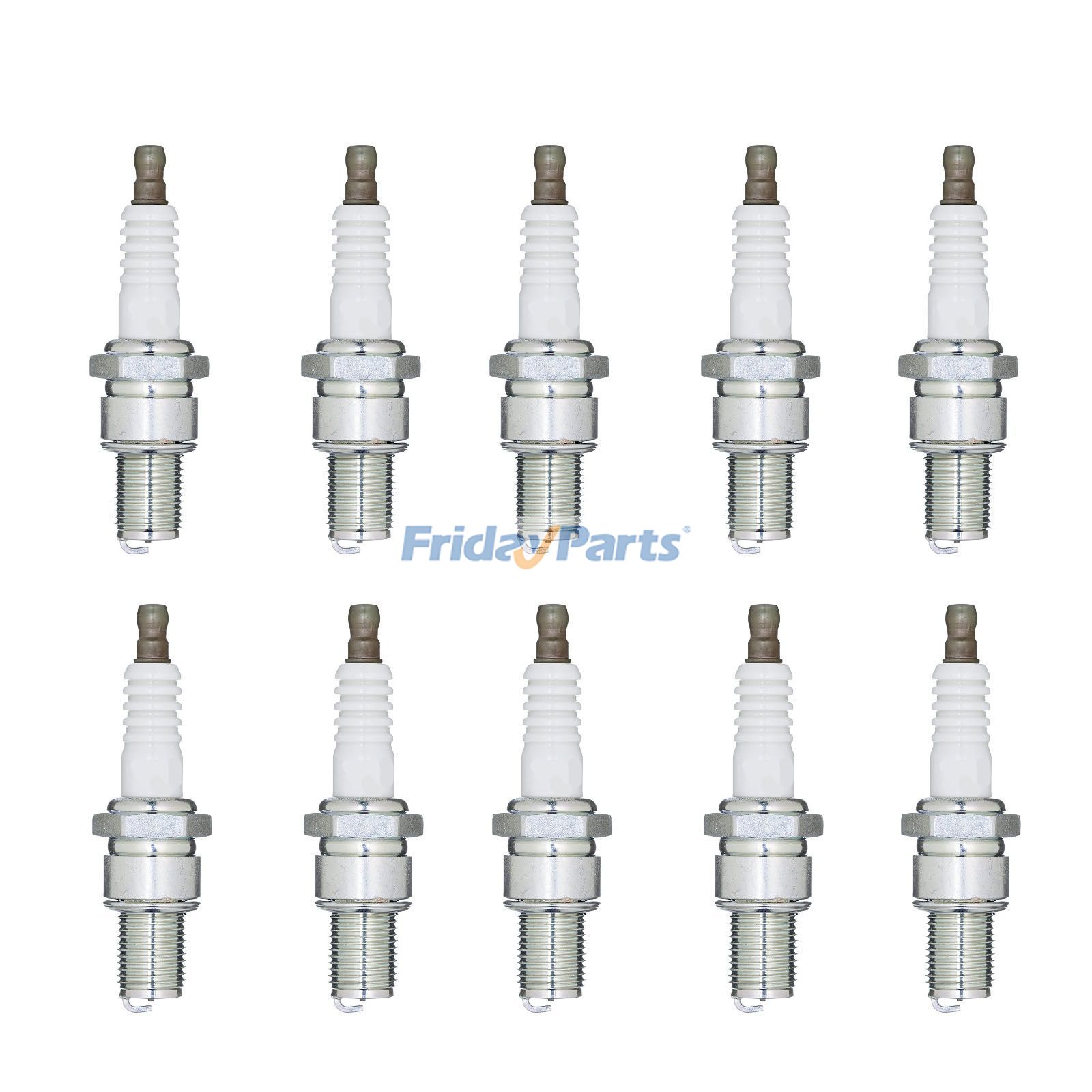 10 piezas de bujías 9807958679 BR8EG para Honda CR250R CR480R CR500R 1982-2004