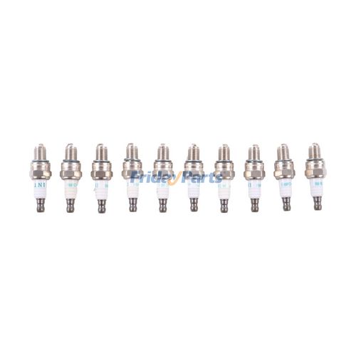10 Bougies D'Allumage CMR6H Pour Stihl Honda - Remplacement Tronçonneuse Tondeuse