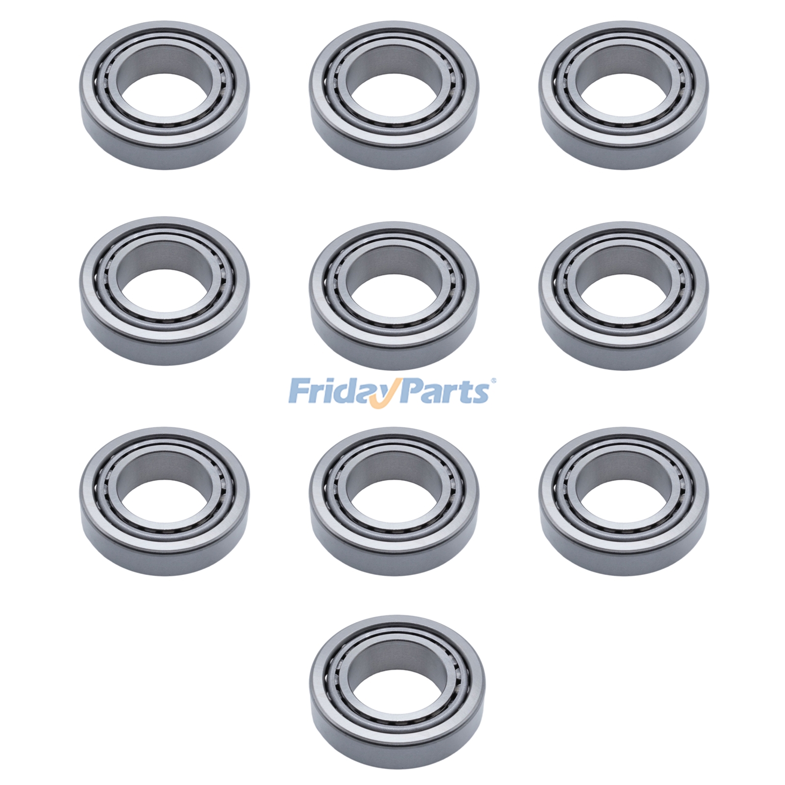 10 piezas de rodamientos de rodillos cónicos JD8271 JD9008 para trituradora, mezcladora y esparcidora de estiércol John Deere 700 750 34