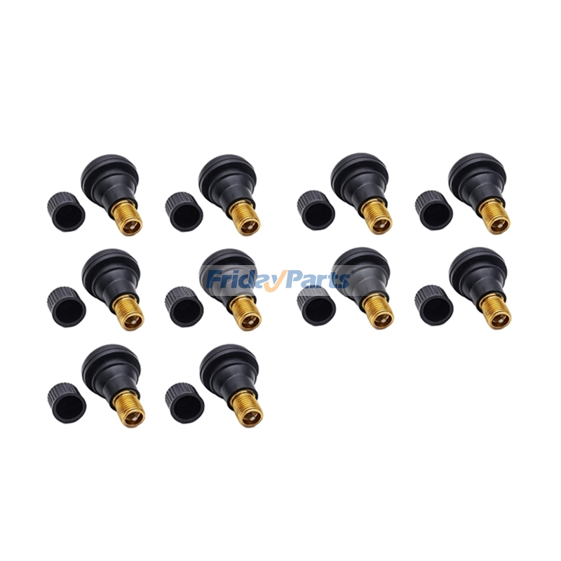 10 Pieces Tire Valve Stem AM30795 for John Deere Tractor LA110 LA115 X110 X120 X125 X127 X130R X140 X145 1023E 1025R 1026R Mower 1420 1435 1445